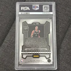 2023-24 Panini Prizm - Victor Wembanyama #136 Silver Prizm (RC) - Image 4