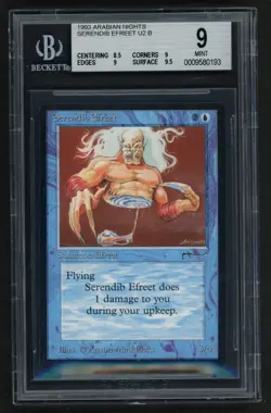 ***BGS 9 Serendib Efreet*** MTG Arabian Nights Magic Kid Icarus - Image 1