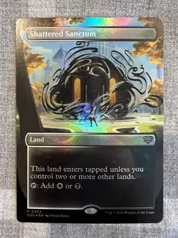 Shattered Sanctum (Borderless) Secrets of Strixhaven Foil - Image 1