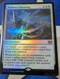 Hallowed Haunting Foil MTG VOW Crimson Vow - Image 1