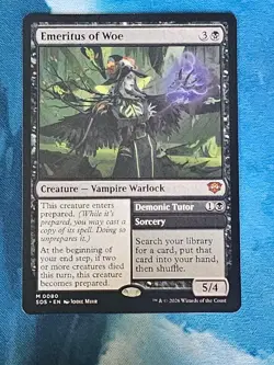 Emeritus of Woe 80 Mythic Secrets of Strixhaven Magic: The Gathering NM/M - Image 1