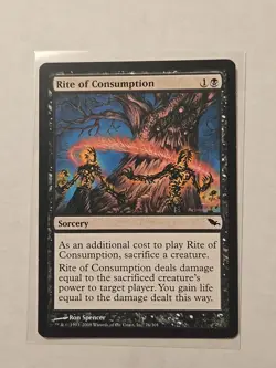 Rite of Consumption - Shadowmoor - LP - Common - Sorcery - Image 1