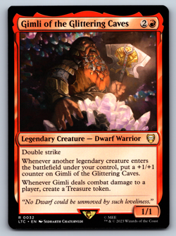 Gimli of the Glittering Caves - Lord of the Rings Commander - MTG - Image 1