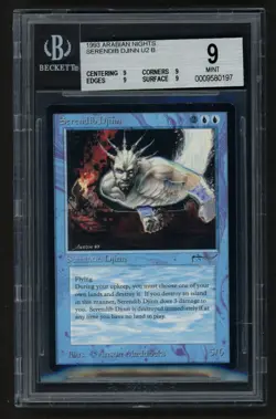 ***BGS 9 Quad Serendib Djinn*** MTG Arabian Nights Magic Kid Icarus - Image 1