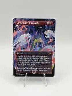 Devastating Onslaught (Borderless) Edge of Eternities Regular Near Mint - Image 1