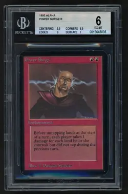 ***BGS 6 Alpha Power Surge*** MTG Alpha Magic Kid Icarus - Image 1
