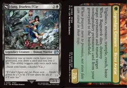 1x Fang, Fearless l'Cie // Ragnarok, Divine Deliverance MTG Final Fantasy NM Mag - Image 1