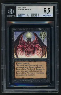 ***BGS 6.5 Alpha Lord of the Pit*** MTG Alpha Magic Kid Icarus - Image 1