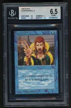 ***BGS 6.5 Alpha Counterspell*** MTG Alpha Magic Kid Icarus - Image 1