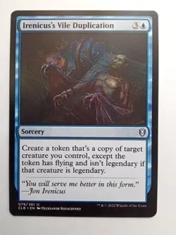 Irenicus's Vile Duplication 78 Commander Legends Battle for Baldur's Gate MTG - Image 1