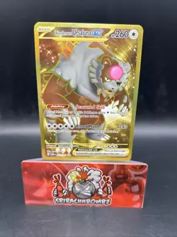 Pokemon TCG Bloodmoon Ursaluna EX Twilight Masquerade Gold Rare 222/167 NM - Image 1