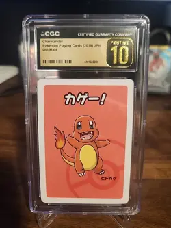 Pokemon TCG Charmander Old Maid CGC Pristine 10 JPN Edition Japanese 2019 - Image 1
