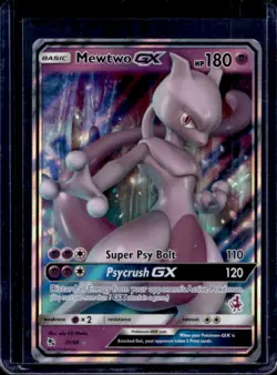 2019 Pokemon SM Hidden Fates Mewtwo GX #31/68 - Image 1
