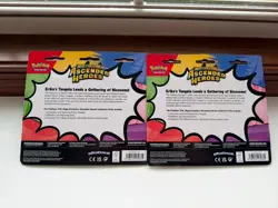 Lot 2 Pokemon Ascended Heroes 2 pack blister Promo Card & Coin (Factory Sealed) - Image 2