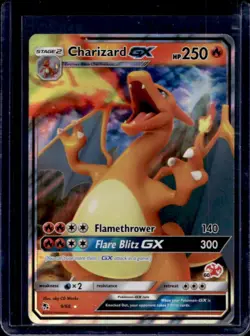 2019 Pokemon SM Hidden Fates Charizard GX #9/68 - Image 1