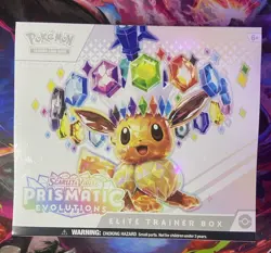Pokemon TCG Prismatic Evolutions Elite Trainer Box ETB Factory Sealed - Image 1