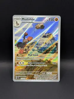 Mudsdale 175/162 IR Temporal Forces Sv05 ILLUSTRATION RARE HOLO Pokemon English - Image 1