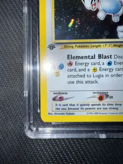 Lugia Neo Genesis 1st Edition Holo Rare CGC 9 Pokemon Card 9/111 (2000) - Image 3