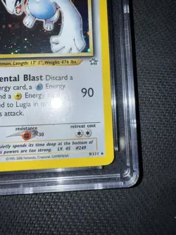 Lugia Neo Genesis 1st Edition Holo Rare CGC 9 Pokemon Card 9/111 (2000) - Image 4