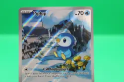 Pokemon 2025 Piplup 098/094 Phantasmal Flames - PFL EN Illustration Rare Holo - Image 2