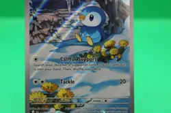 Pokemon 2025 Piplup 098/094 Phantasmal Flames - PFL EN Illustration Rare Holo - Image 3