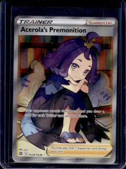 2022 Pokemon Brilliant Stars Acerola's Premonition Trainer Gallery #TG24/TG30 - Image 1