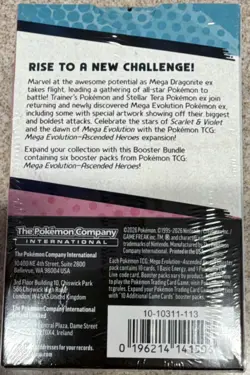 Pokemon Mega Evolution Ascended Heroes Booster Box 6 Packs Charizard Lucario - Image 2