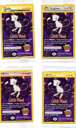 Pokemon Sealed WOTC Movie Black Star Promo Set Mewtwo Dragonite Pikachu - Image 1
