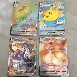 Pokemon TCG World Championships VMAX Holo Lot - Alcremie, Pikachu, Urshifu, Eev… - Image 1