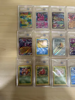 x12 TAG Graded Pokemon Slab Lot English & Japanese - Vintage & Modern Mix - Image 3