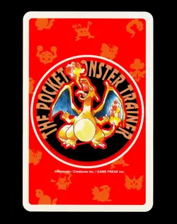 1996 Pokemon PROFESSOR OAK Japanese RED Charizard Deck JOKER Poker Set Card RARE - Image 2