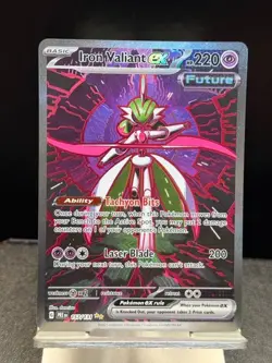 Pokemon: Iron Valiant ex 157/131 - Prismatic Evolutions - Full Art - Image 1