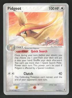 Pokemon 2006 World Championship Decks Jimmy Ballard Pidgeot #10/112 - Image 1