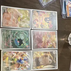 Pokemon TCG Holo Lot - Wugtrio, Yamper, Clamperl, Cramorant, Stufful - 6 Cards - Image 1