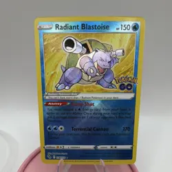 The Pokemon Company Radiant Blastoise 018/078 Pokemon GO Radiant Rare Holo NM - Image 1