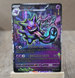 Pokemon Gengar 008/108 Urban Art Collective FAN ART NON-TCG - Image 1