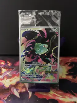 Pokemon TCG Bulbasaur Promo Mega Evolution Stamp 133/132 Sealed - Image 1