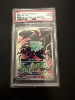 2025 POKEMON BULBASAUR 133/132 MEGA EVOLUTION STAMPED - PSA 9 Canadian Bids Only - Image 3