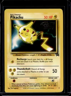 1999 Pokemon Wizards Black Star Promos Pikachu #4 - Image 1