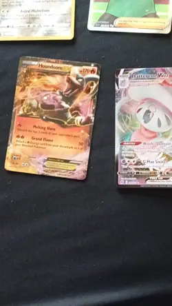 Pokemon TCG Sword & Shield Lot Radiant Jirachi, Grimmsnarl V, Houndoom EX, Hatt… - Image 4