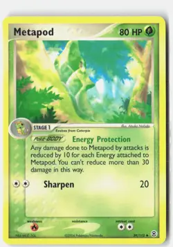 Metapod 39/112 Uncommon FireRed & LeafGreen Pokemon Near Mint - Image 1