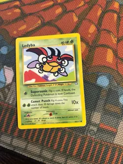 LEDYBA 63/111 Neo Genesis C Unlimited Pokemon TCG (x3) - Vintage - Set Of 3 💎🔥 - Image 3