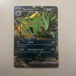Tyranitar ex - 064/131 - Pokemon Prismatic Evolutions Double Rare NM - Image 1