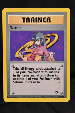 Sabrina 110/132 HP Gym Challenge Regular Unlimited Pokemon TCG - Image 1