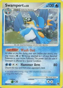 Swampert 9/106 Great Encounters Holo Pokemon TCG - Image 1