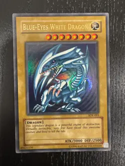 Yugioh Blue-Eyes White Dragon SDK-001 Ultra Rare Unlimited LP/NM - Image 2