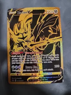 Pokemon TCG Zacian V SWSH Promo SWSH076 Holo Promo - Image 1