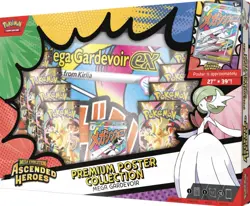 BRAND NEW Pokemon TCG Mega Gardevoir Premium Poster Collection Ascended Heroes - Image 1