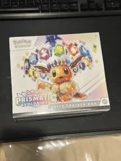 Pokemon Prismatic Evolutions Elite Trainer Box ETB (Plastic Rip See Pics) - Image 1