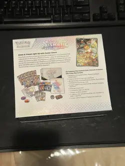 Pokemon Prismatic Evolutions Elite Trainer Box ETB (Plastic Rip See Pics) - Image 2